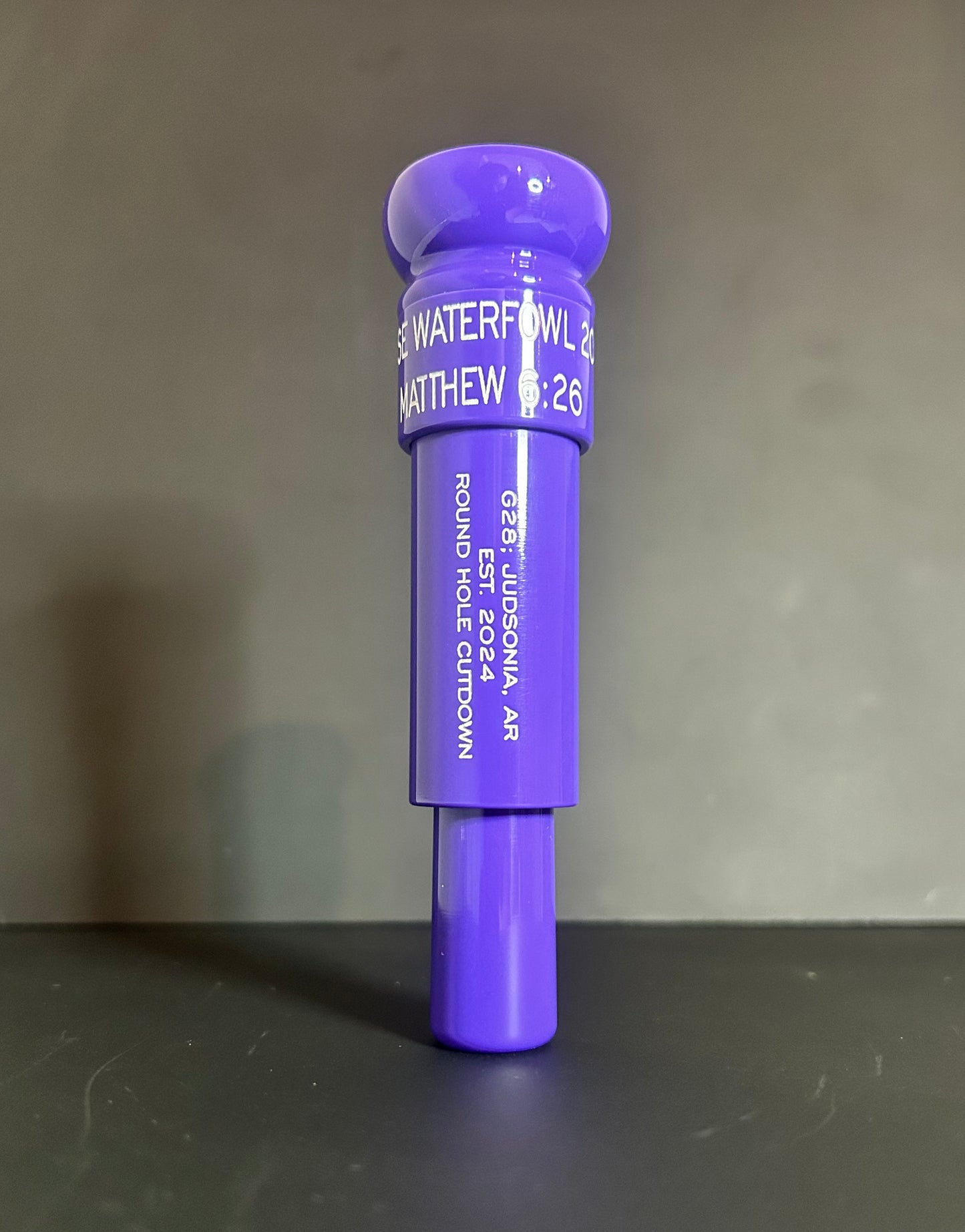 All purple Round Hole cutdown