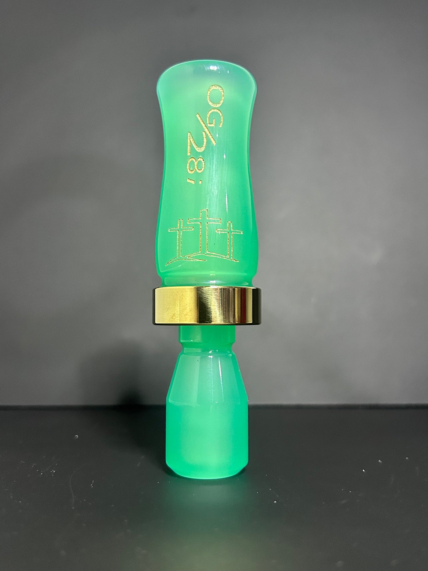 Jade and gold polished J frame