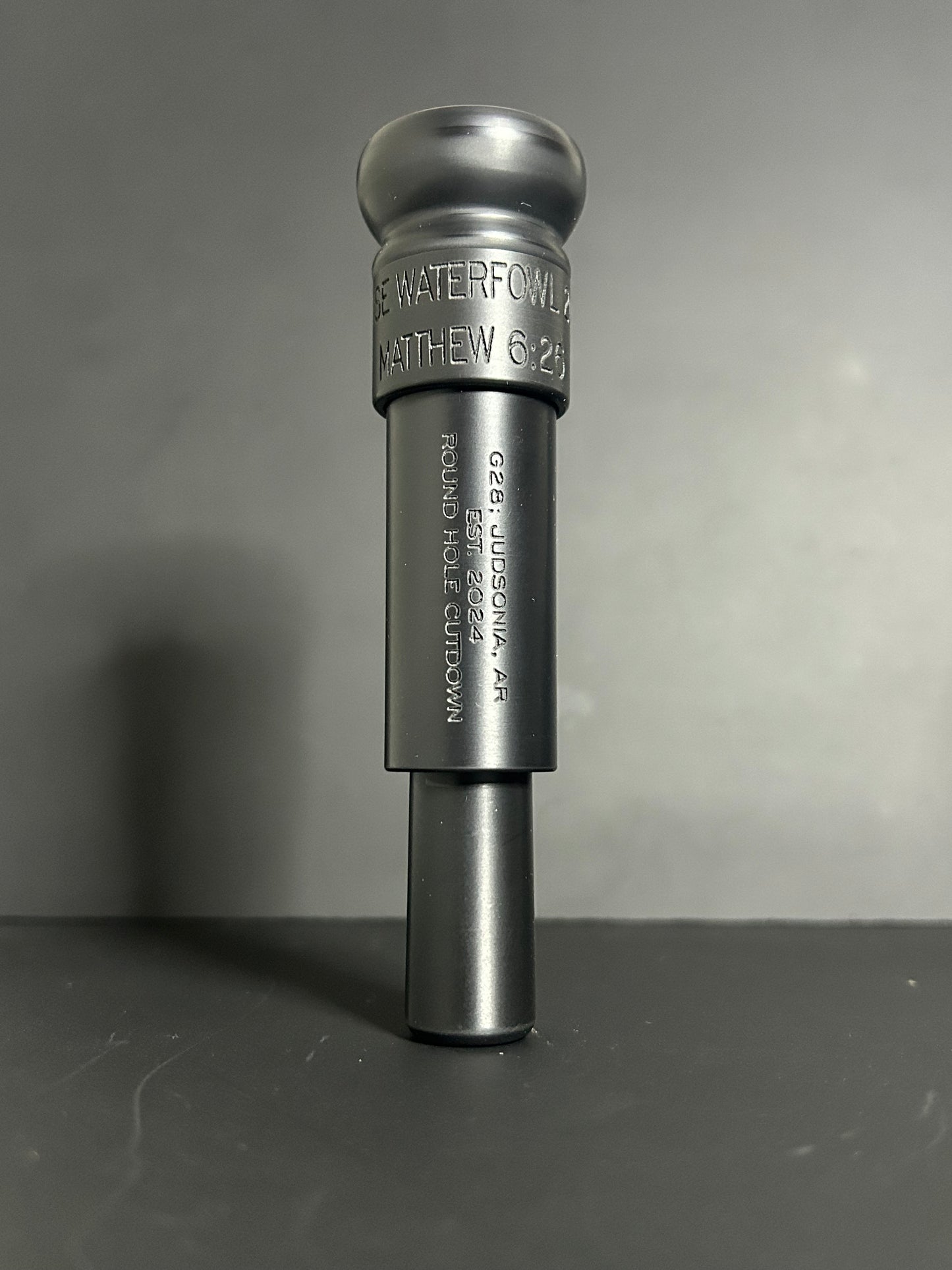 Black Out Round Hole Cutdown Unpolished