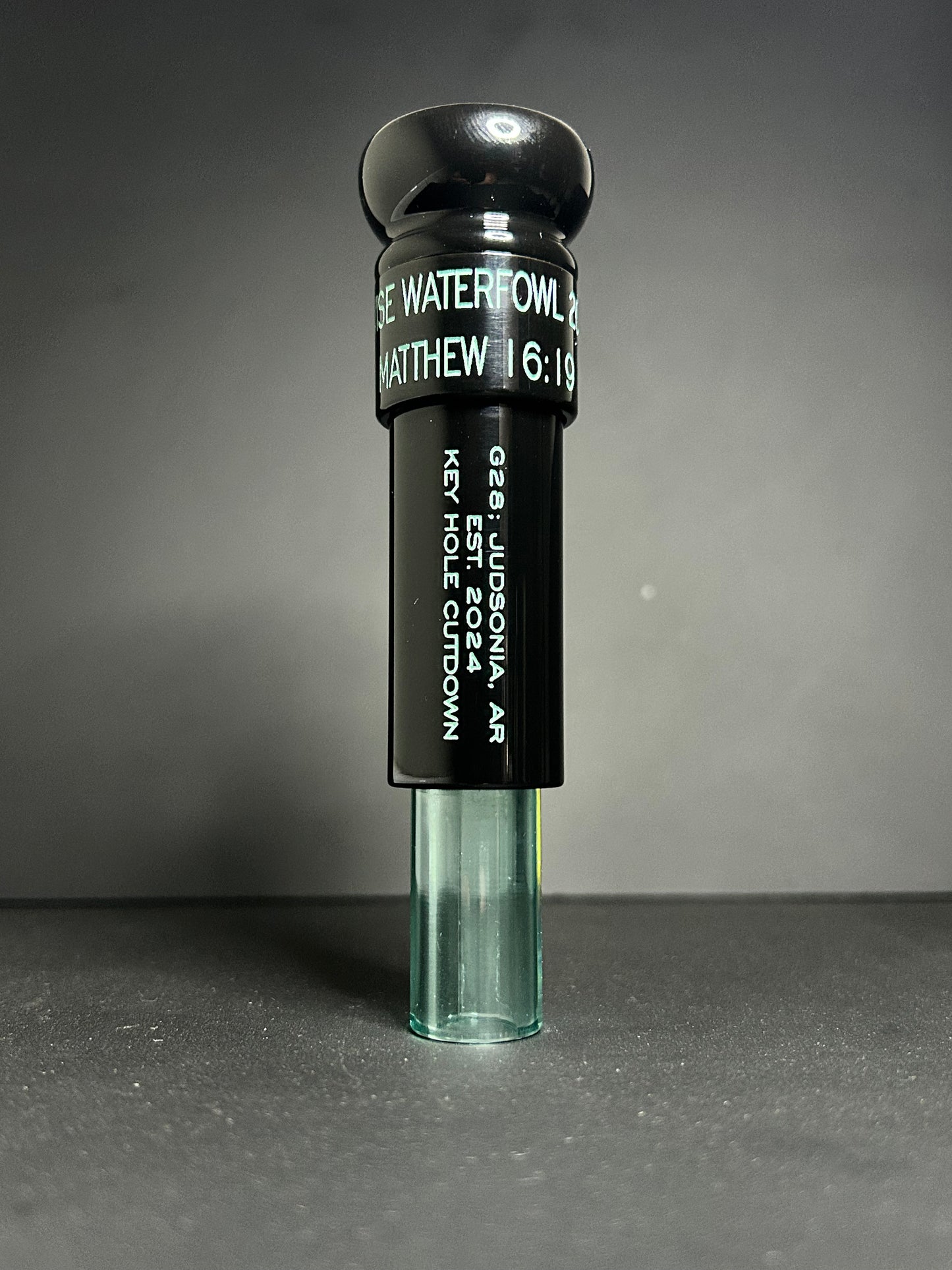 Black and coke bottle acrylic keyhole