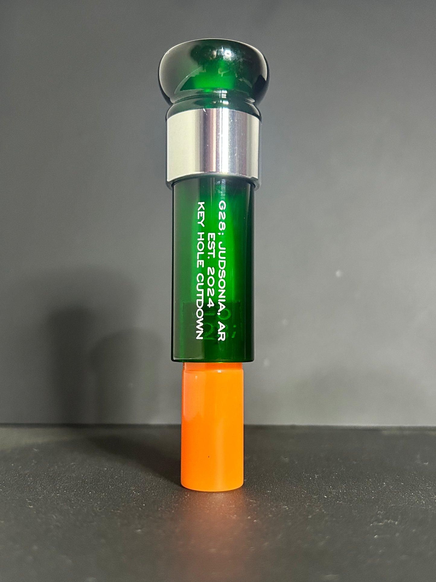 Boots on w/ Aluminum Band Acrylic Keyhole Polished