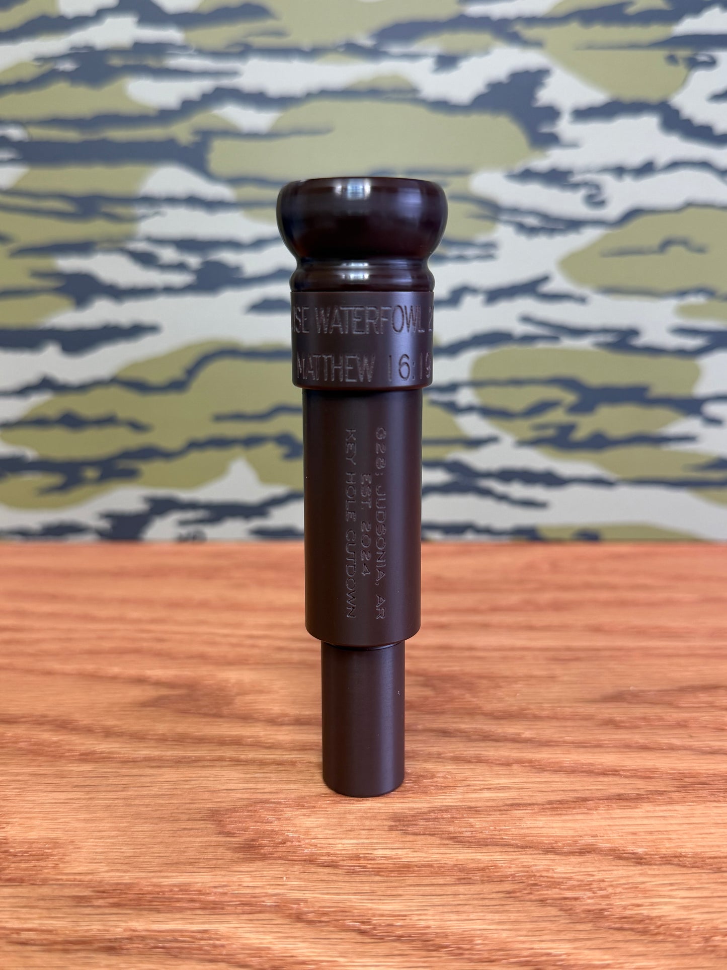 All Brown Acrylic Keyhole Unpolished