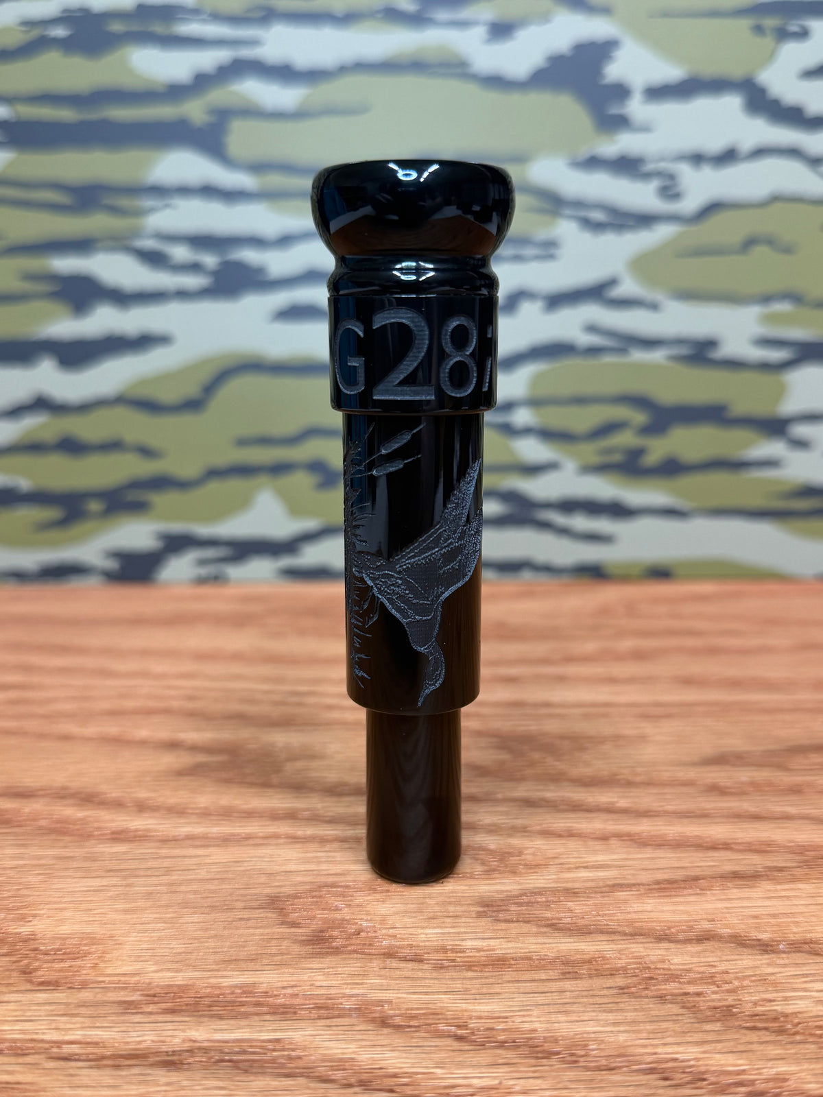 Duck Scene Round Hole Cutdown Polished