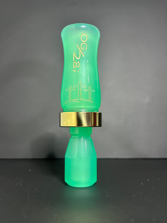 Jade and gold polished J frame