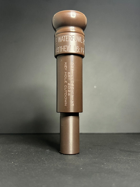 All Brown Acrylic Keyhole Unpolished
