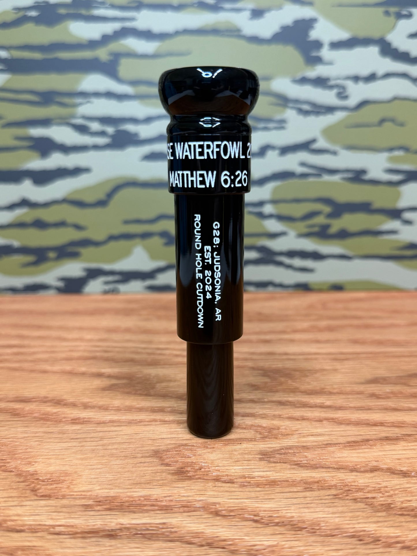 All Black Round Hole Cutdown Polished