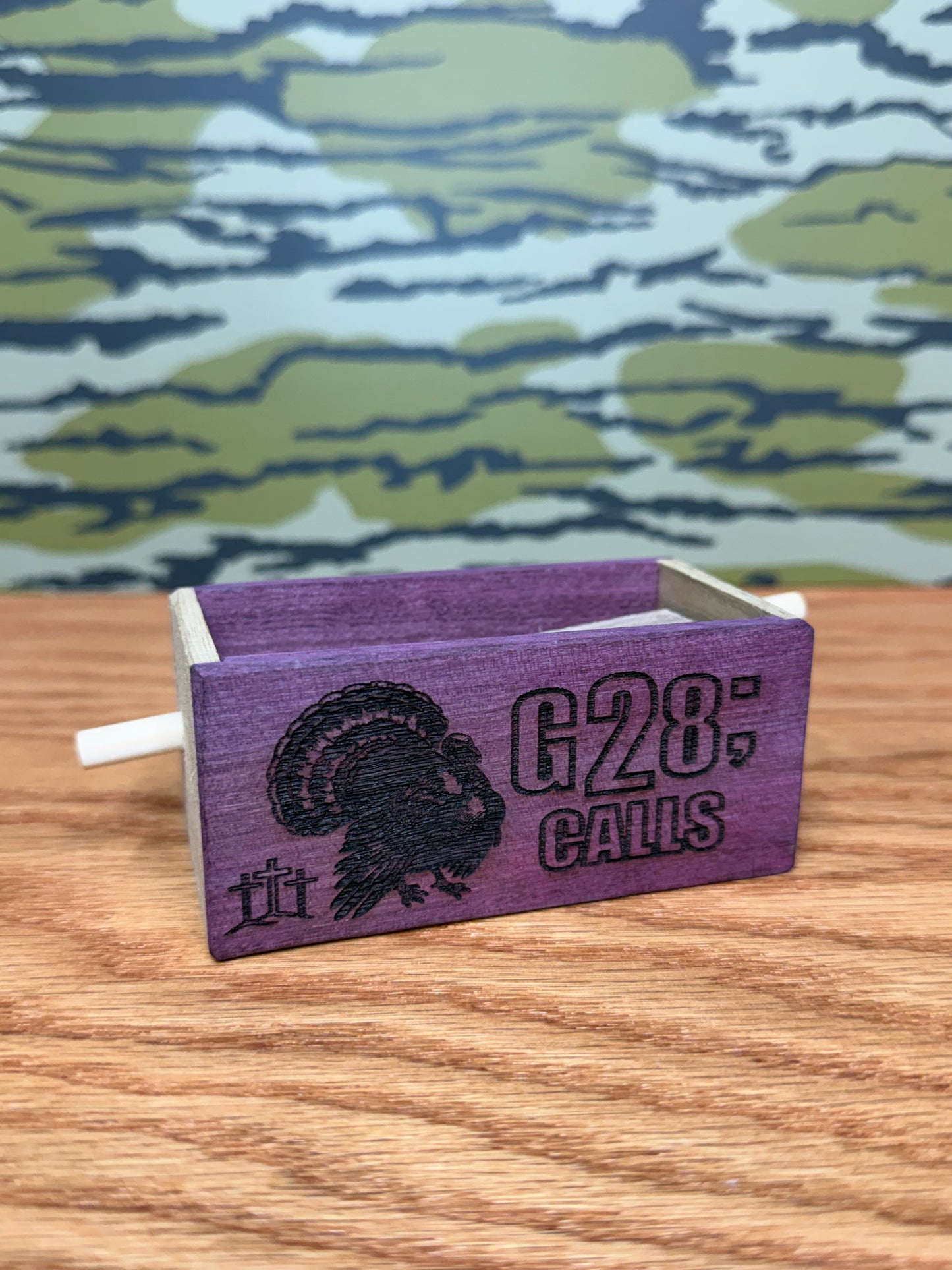 G28; Purple Heart Turkey push button