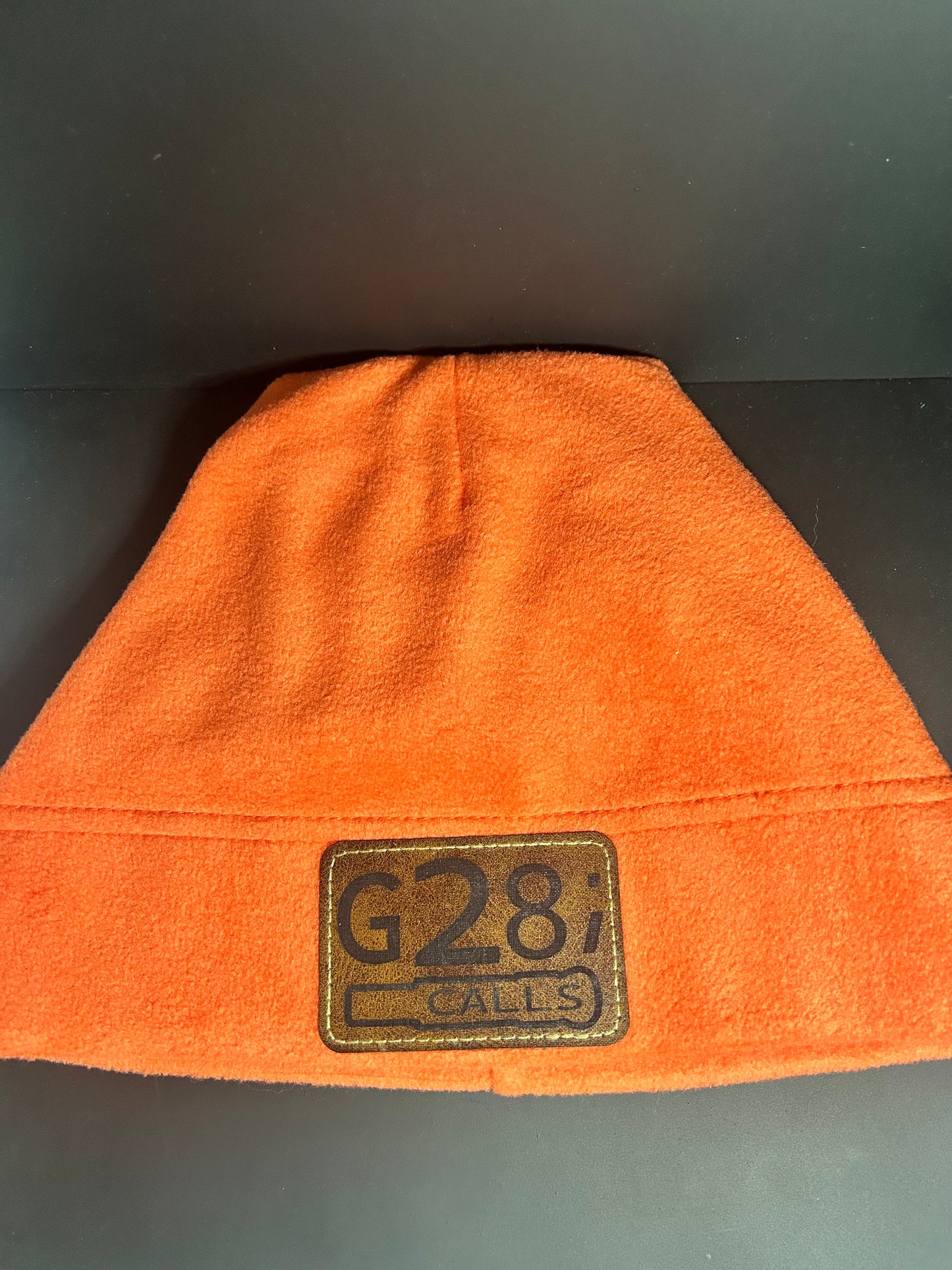 Fleece Orange Beanie