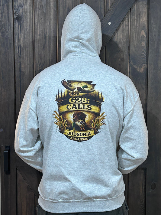 Ash Gray G28; Calls Hoodie